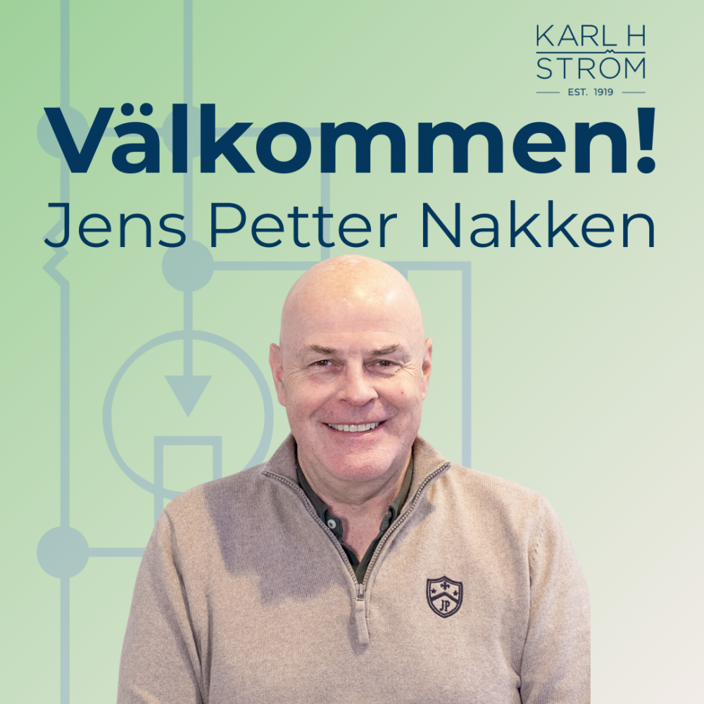 Välkommen Jens Petter Nakken till Karl H Ström Välkommen Jens Petter Nakken till Karl H Ström
