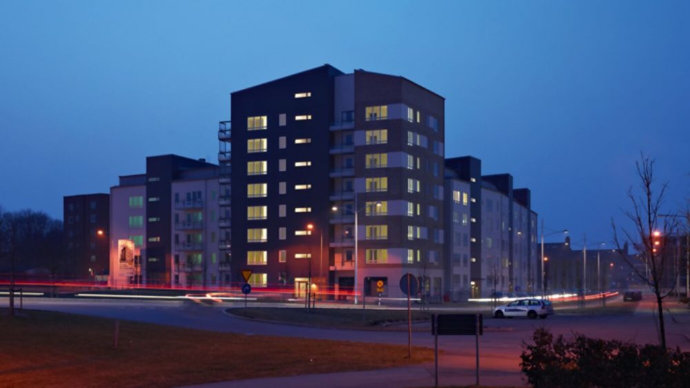 Trygg och smart sensorbelysning i IKANO:s lägenhetshus i Helsingborg