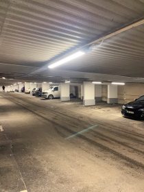 BRF Terrassen – Framtidssäkrad belysning i sex garage