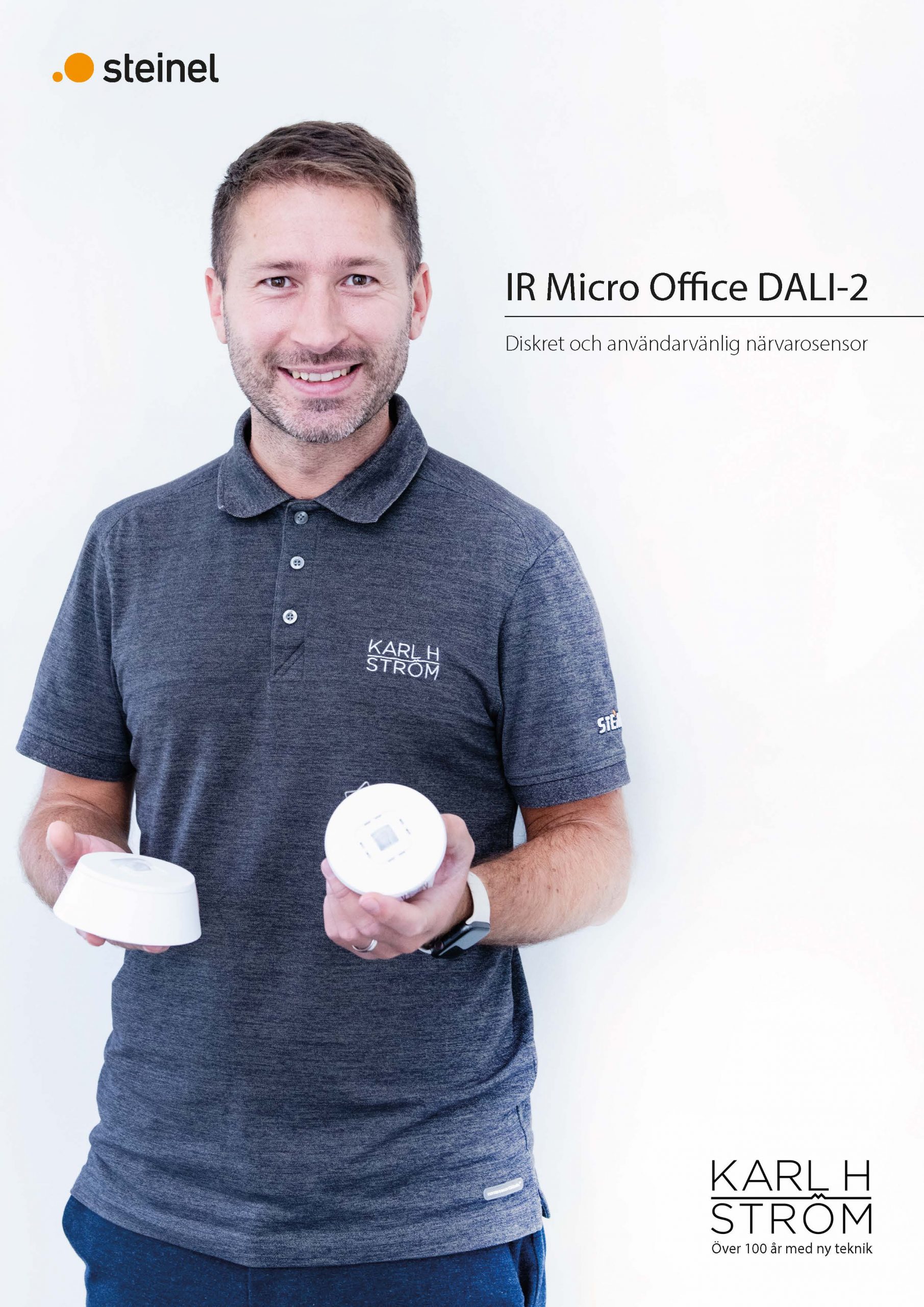Närvarosensor IR Micro Office DALI-2 APC utanpåliggande