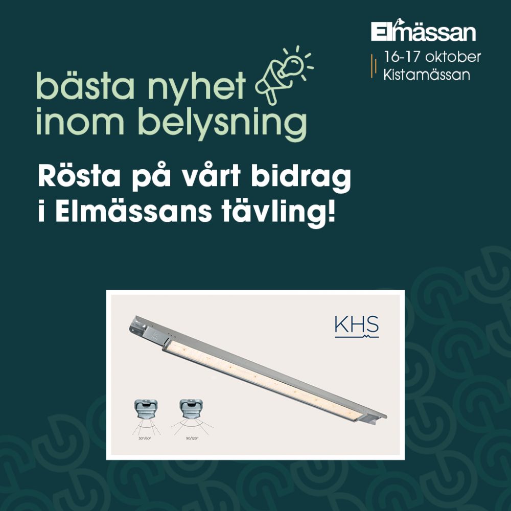 ✨ Vi är nominerade! ✨ Bästa nyhet inom belysning 2024