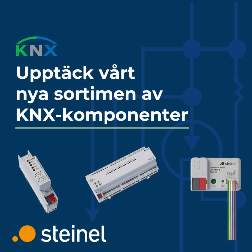Upptäck vårt nya sortiment av KNX-komponenter