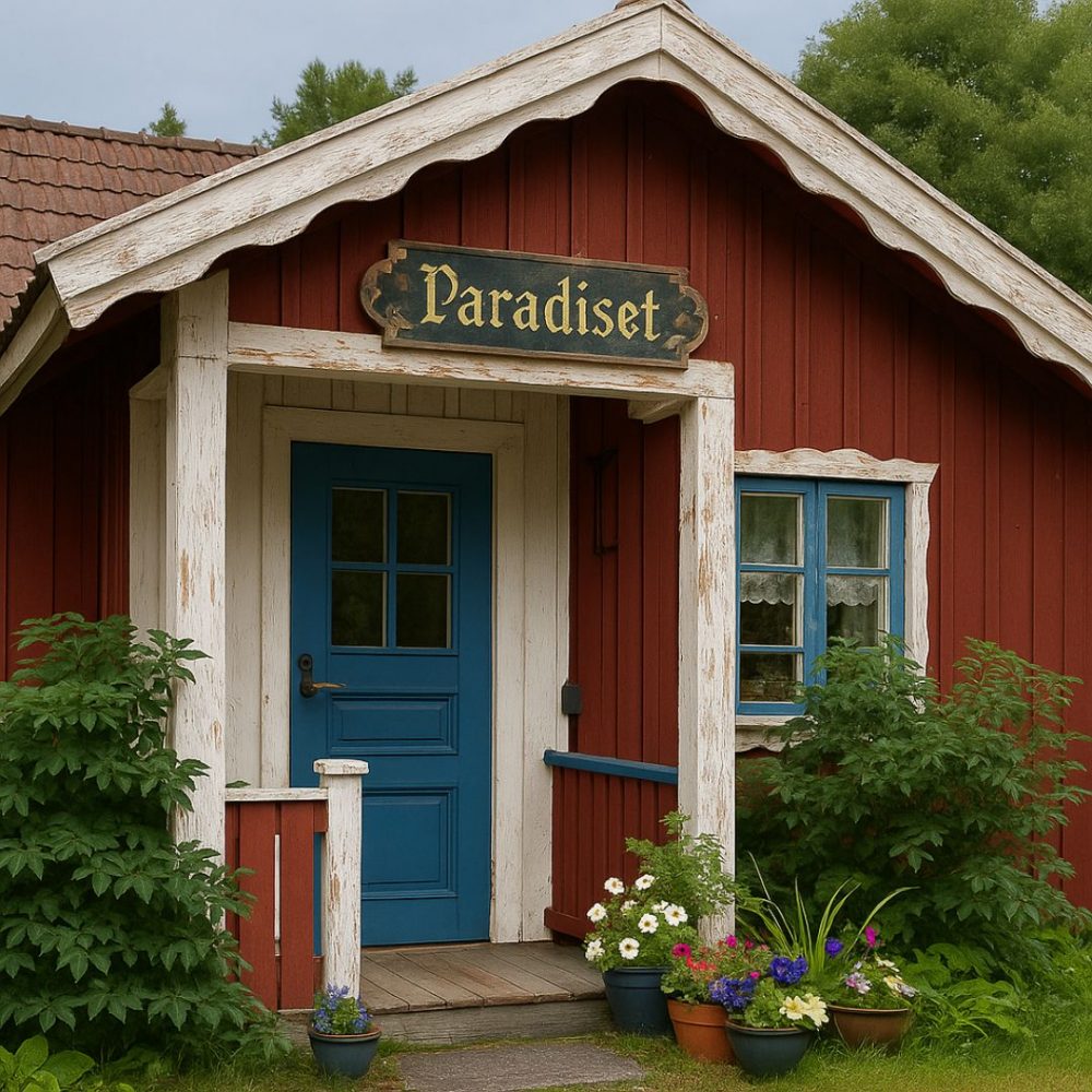 Ta bort färg med värmepistol – snabbt, rent och effektivt hus med flagnad färg